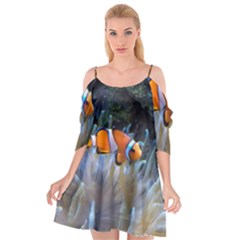 Clownfish 2 Cutout Spaghetti Strap Chiffon Dress by trendistuff