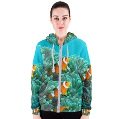 Clownfish 3 Women s Zipper Hoodie by trendistuff