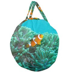 Clownfish 3 Giant Round Zipper Tote by trendistuff