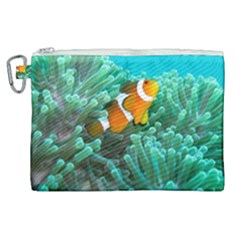 Clownfish 3 Canvas Cosmetic Bag (xl) by trendistuff