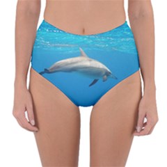 Dolphin 3 Reversible High-waist Bikini Bottoms by trendistuff