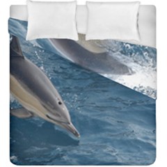 Dolphin 4 Duvet Cover Double Side (king Size) by trendistuff