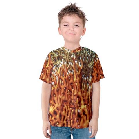 Fire Coral 1 Kids  Cotton Tee by trendistuff