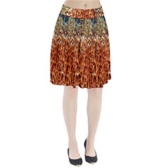 Fire Coral 1 Pleated Skirt by trendistuff