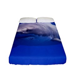 Great White Shark 4 Fitted Sheet (full/ Double Size) by trendistuff