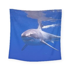 Great White Shark 4 Square Tapestry (small) by trendistuff