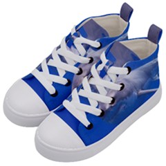 Great White Shark 4 Kid s Mid-top Canvas Sneakers