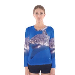 GREAT WHITE SHARK 5 Women s Long Sleeve Tee