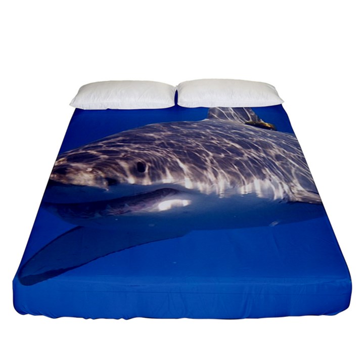 GREAT WHITE SHARK 5 Fitted Sheet (King Size)