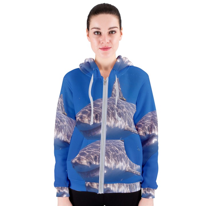 GREAT WHITE SHARK 5 Women s Zipper Hoodie