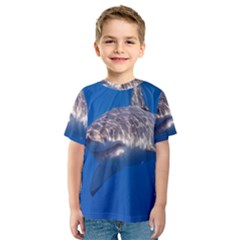 GREAT WHITE SHARK 5 Kids  Sport Mesh Tee