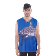 GREAT WHITE SHARK 5 Men s Basketball Tank Top