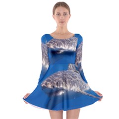 GREAT WHITE SHARK 5 Long Sleeve Skater Dress