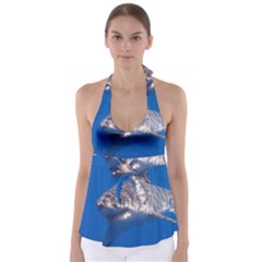 GREAT WHITE SHARK 5 Babydoll Tankini Top