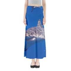 Great White Shark 5 Full Length Maxi Skirt by trendistuff