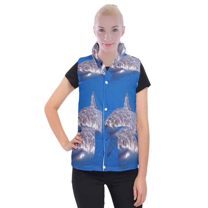 GREAT WHITE SHARK 5 Women s Button Up Vest