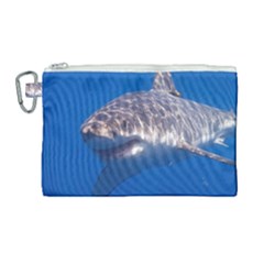 GREAT WHITE SHARK 5 Canvas Cosmetic Bag (Large)