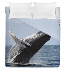 Humpback 2 Duvet Cover Double Side (queen Size) by trendistuff