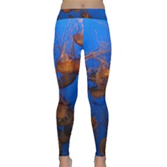 Jellyfish Aquarium Classic Yoga Leggings by trendistuff