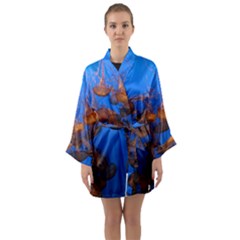 Jellyfish Aquarium Long Sleeve Kimono Robe by trendistuff