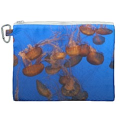 Jellyfish Aquarium Canvas Cosmetic Bag (xxl) by trendistuff