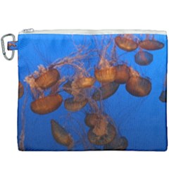 Jellyfish Aquarium Canvas Cosmetic Bag (xxxl) by trendistuff