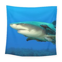 Lemon Shark Square Tapestry (large) by trendistuff