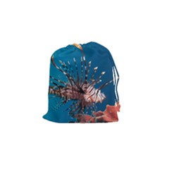 Lionfish 1 Drawstring Pouches (small)  by trendistuff