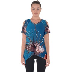 Lionfish 1 Cut Out Side Drop Tee by trendistuff