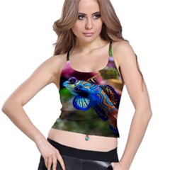 Mandarinfish 1 Spaghetti Strap Bra Top by trendistuff