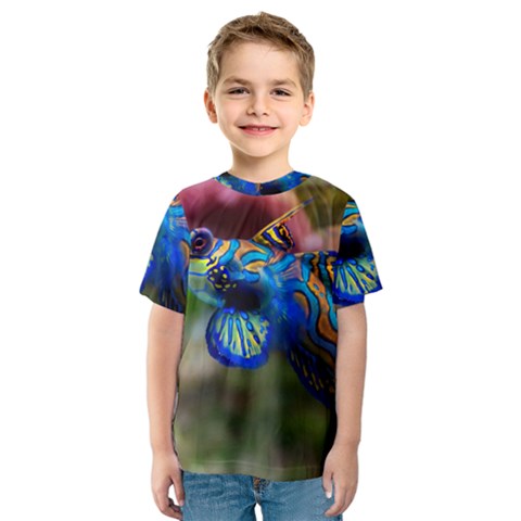 Mandarinfish 1 Kids  Sport Mesh Tee by trendistuff