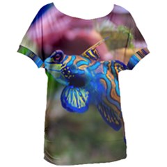 Mandarinfish 1 Women s Oversized Tee by trendistuff