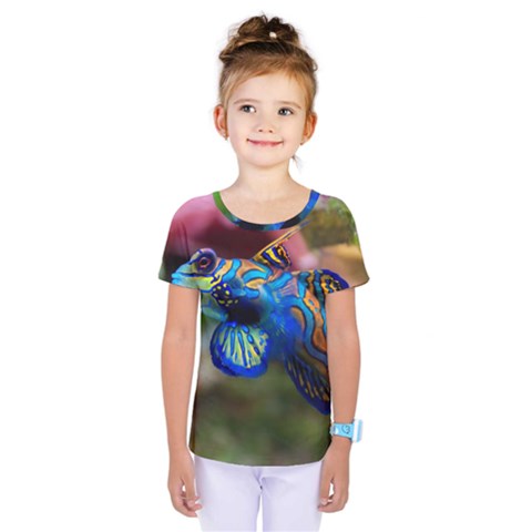 Mandarinfish 1 Kids  One Piece Tee by trendistuff