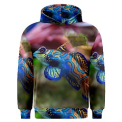 Mandarinfish 1 Men s Overhead Hoodie