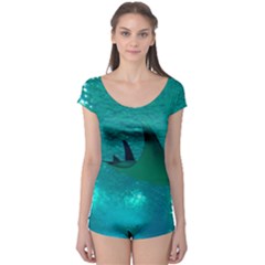 Manta Ray 1 Boyleg Leotard  by trendistuff