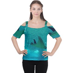 Manta Ray 1 Cutout Shoulder Tee