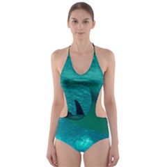 Manta Ray 1 Cut-out One Piece Swimsuit by trendistuff