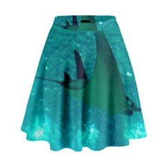 Manta Ray 1 High Waist Skirt by trendistuff