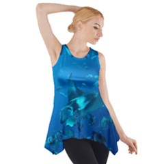 Manta Ray 2 Side Drop Tank Tunic by trendistuff