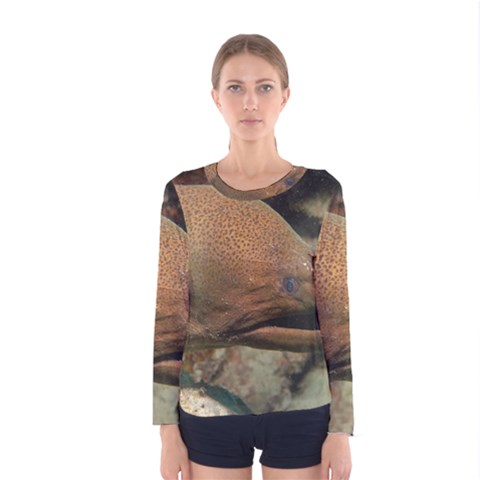 Moray Eel 1 Women s Long Sleeve Tee by trendistuff