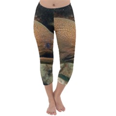 Moray Eel 1 Capri Winter Leggings  by trendistuff