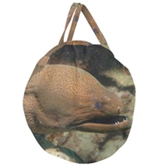 Moray Eel 1 Giant Round Zipper Tote by trendistuff