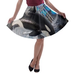 Orca 1 A-line Skater Skirt by trendistuff