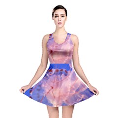 Purple Jellyfish Reversible Skater Dress by trendistuff