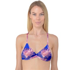 Purple Jellyfish Reversible Tri Bikini Top by trendistuff