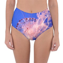 Purple Jellyfish Reversible High-waist Bikini Bottoms by trendistuff