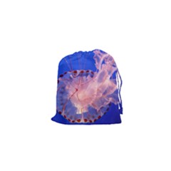 Purple Jellyfish Drawstring Pouches (xs)  by trendistuff