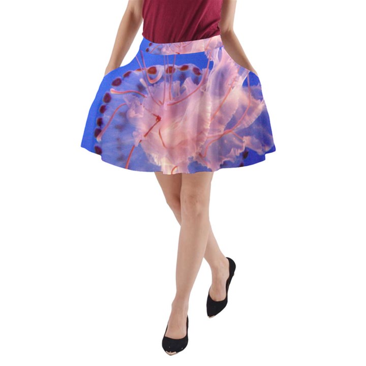 PURPLE JELLYFISH A-Line Pocket Skirt