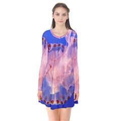 Purple Jellyfish Flare Dress by trendistuff