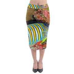 Regal Angelfish Midi Pencil Skirt by trendistuff